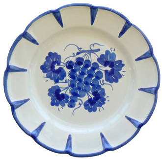 Hand-Painted Ceramics Uva Side Plate