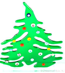 Murano Glass Christmas Trees Large
