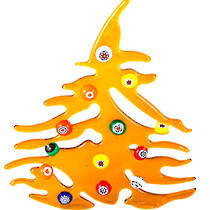 Murano Glass Christmas Trees Medium