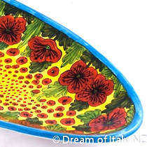 Hand-Painted Ceramics Papaveri Fish Platter