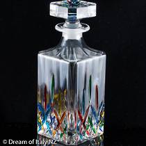 Crystal Decanter  Hand Painted