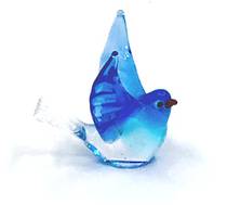 Murano Glass Ornament - Bird 5