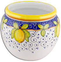 Hand-Painted Ceramics Dafne Cache Pot