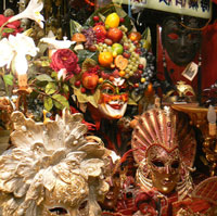 Masks in Venetian shop