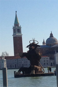 Wooden Bull, Venice