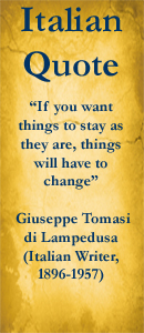 Quote from Giuseppe Tomasi di Lampedusa