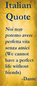 Italian quote of the month