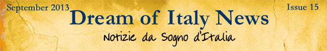 Dream of Italy September 2013 Newsletter