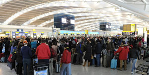 Leonardo da Vinci Fiumicino Airport queues