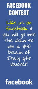 Dream of Italy Facebook Competition - click here!