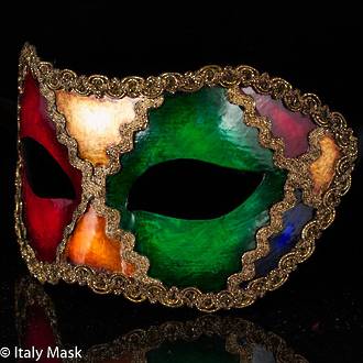 Masquerade Mask - Harlequin