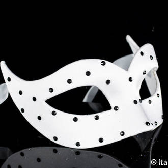 Masquerade Mask - Pois White