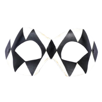 Masquerade Mask - Hero Black and White