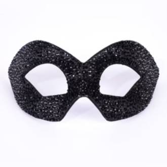 Venetian Masquerade Mask - Hero Strass (black)