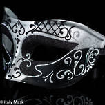Masquerade Mask - Decor Silver Black