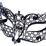 Venetian Filigree Masquerade Mask - Margherita