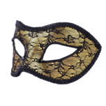 Masquerade Mask - Golden Lace