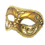 Masquerade Mask - Vivian Music Gold