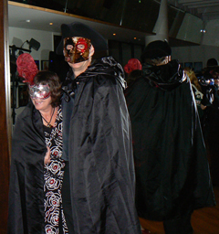 Bauta Mask worn at Masquerade Event