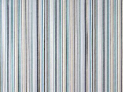 Vintage Retro Turquoise and Navy Stripe Bed Wrap/Valance