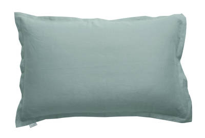 Pair of 100% Linen Oxford Pillowcases in Oasis