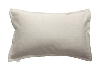 Pair of 100% Linen Oxford Pillowcases in Natural Sand