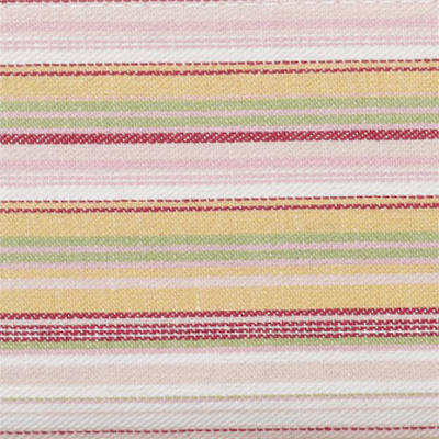 Vintage Retro Pink and Lime Stripe Bed Wrap/Valance