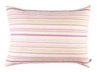 Vintage Retro Pink & Lime French Stripe with Pink Drill Backing