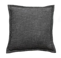 Gorgi Black & White Wool Thatch Cushion