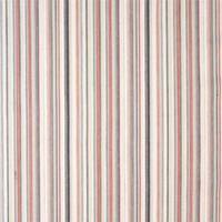 Fabric Swatch Vintage Retro Navy and Red French Stripe Fabric