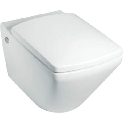 Escale Wall Hung Toilet with bevel flush button