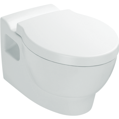 Ove Wall Faced Toilet with oval flush button