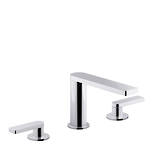 Composed 3TH Basin Set with Lever Handles Polished Chrome