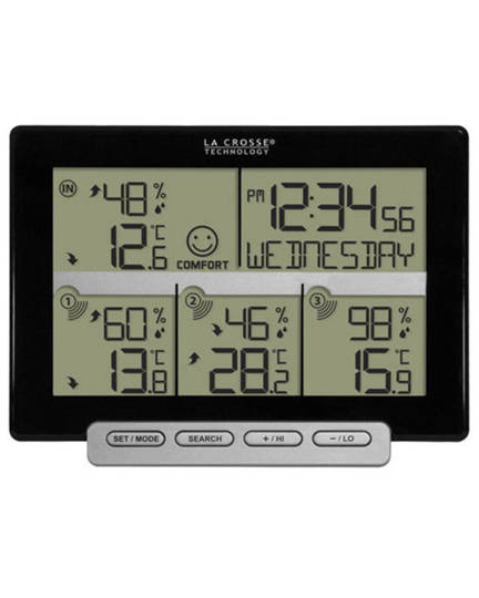 308-1412-3TX La Crosse Weather Station LCD Base Console
