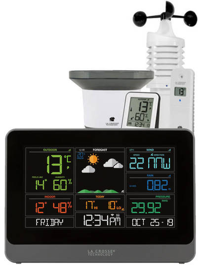 328-10618-INT or V30v2 Complete Personal WIFI Weather Station with ACCUWEATHER