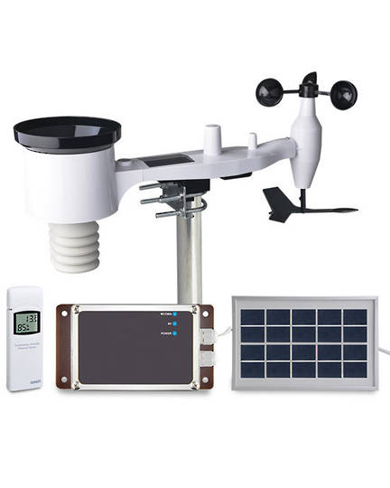4G WCDMA Network Automatic Meteorological Station with Remote Monitoring