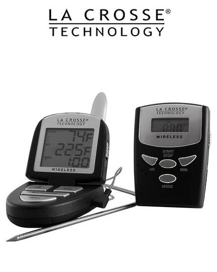922-818 La Crosse Wireless Kitchen Thermometer Timer
