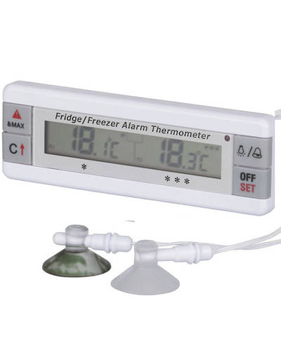 DIGITECH QM7322 Dual Display and Probes Fridge Freezer Digital Thermometer