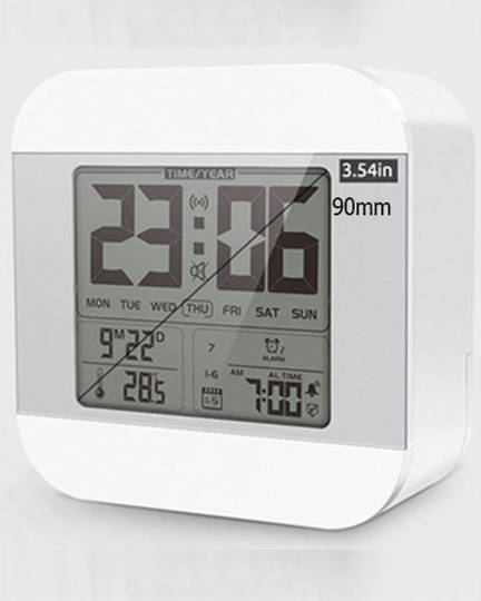 Smart Talking Clock Time and Temperature Speaking (White Colour)