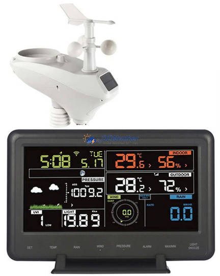 WH2950-AU OZWEATHER Prof 7 Inch Colour WIFI Weather Station