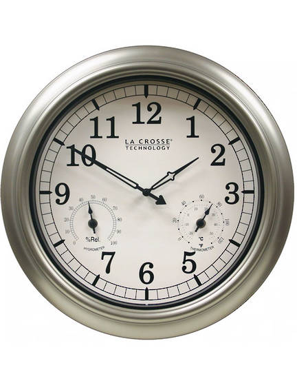 WT-3181PL-Q 45cm Indoor and Outdoor Wall Clock