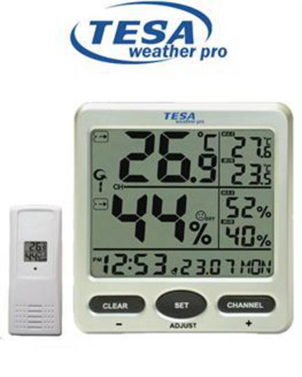 WS710 TESA Thermo Humidity Indoor/Outdoor 8-Channel Station