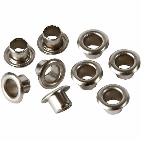 4.0 x 4.0 Nickel Plated Eyelets 63H4