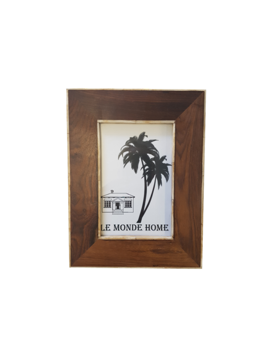 *WOOD FRAME RESIN BORDER INSIDE/OUTSIDE 10X15CM - MIN 2