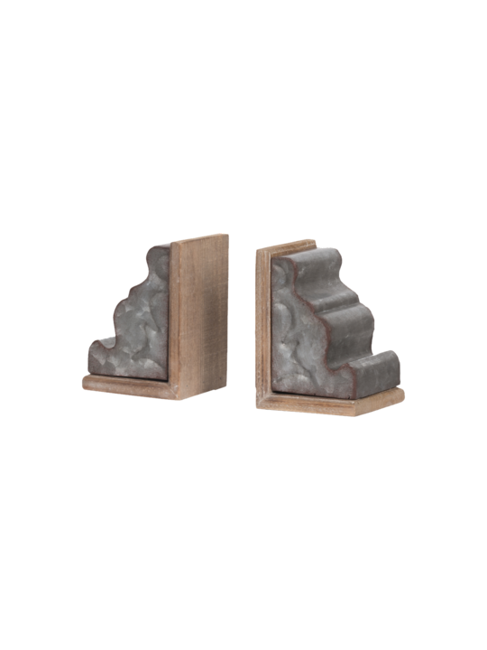 SET/2 MARNA GEODE BOOKENDS