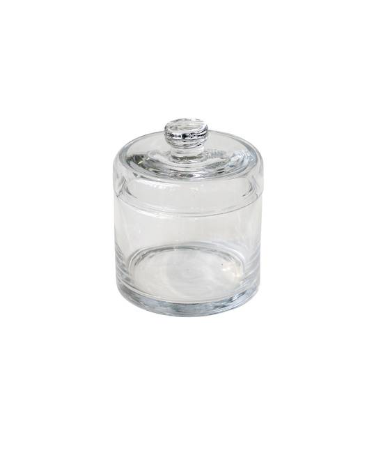 CONDIMENT GLASS HOLDER WITH LID SML