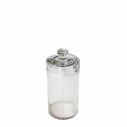 CONDIMENT GLASS HOLDER WITH LID LGE