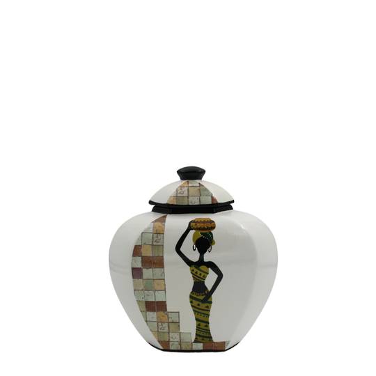 DECORATIVE VASE AFRICAN SMALL