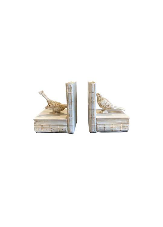 ANTIQUE BIRD BOOKENDS