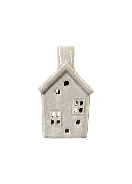 HOUSE WITH 2 WINDOWS TEALIGHT HOLDER